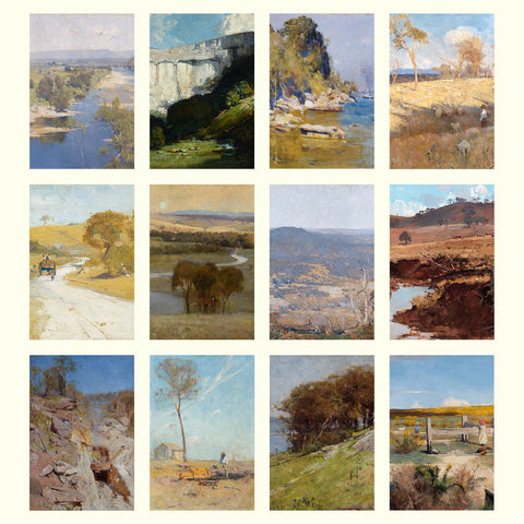 Arthur Streeton  Large Calendar 2025 - images