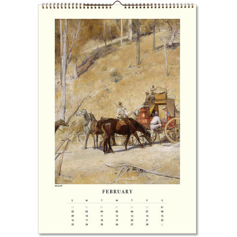 Tom Roberts  Large Calendar 2025 - month