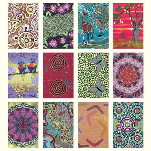 Images of Indigenous art included in the 2027 Aborignal Art calendar