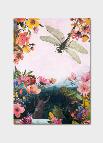 Denise Painter art card - Bugs (detail)