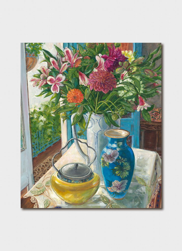 Fiona Adie art card - Afternoon in Springtime (detail)