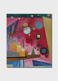 Wassily Kandinsky art card - Heavy Red 1924