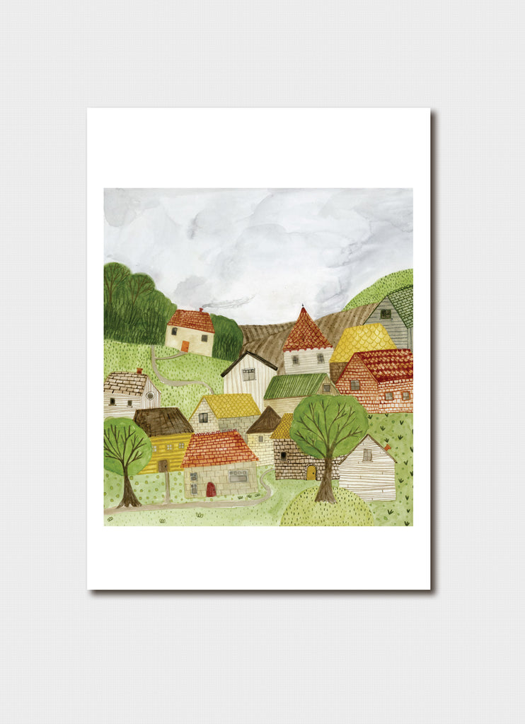 Katie Wilson art card - Little Village