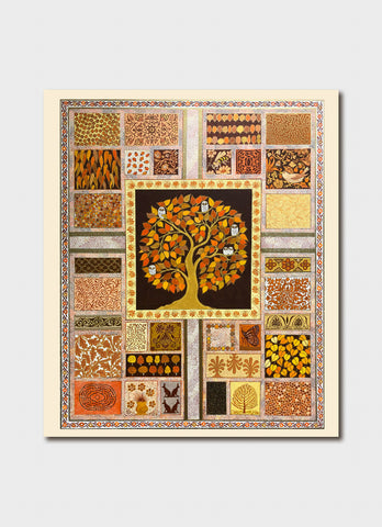 Sandi Rigby Art Card - Autumn Palampore