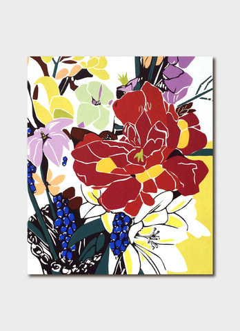 Fleur Rendell art card - Snapdragon (detail)