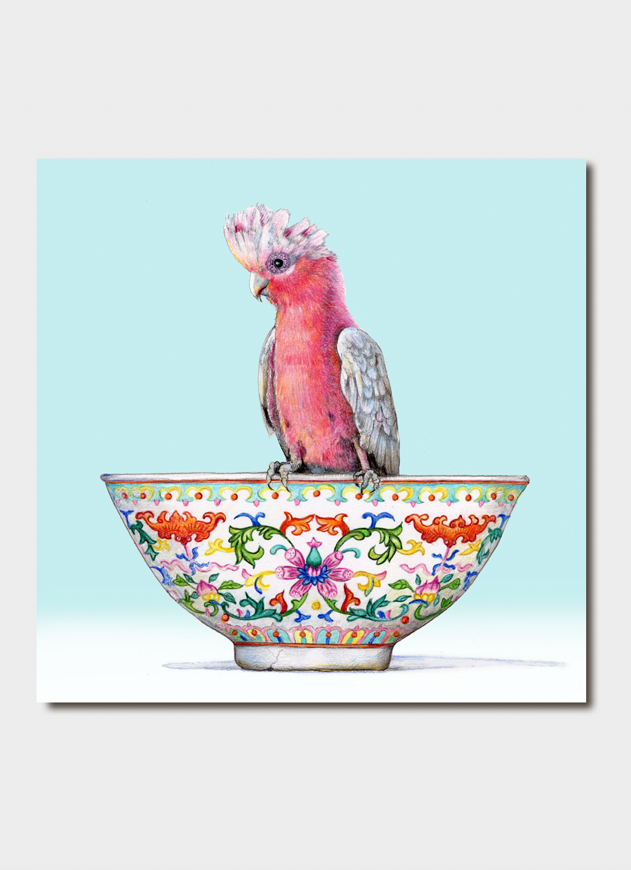 Michaela Laurie art card - Hello Possum
