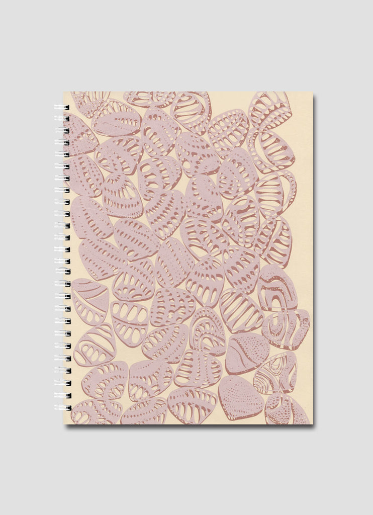 Delvene Cockatoo-Collins Small Notebook - Sea Shells