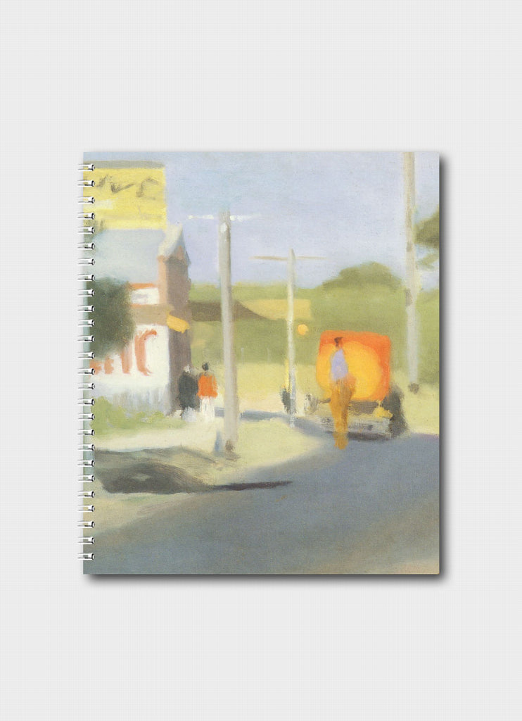 Clarice Beckett Small Notebook cover picture with image of painting Beach Road