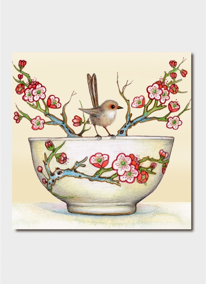 Ready to Take Off - a Michaela Laurie art card