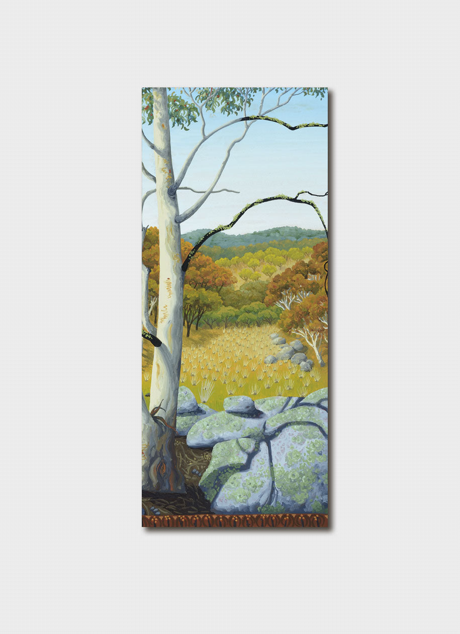 Annie Franklin Bookmark - Granite and Lichen, Early Morning (Detail)