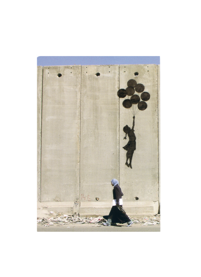 Banksy Art Card - Girl with Balloons