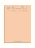 Notepad with 'Bertram's Hotel' branding on a white background