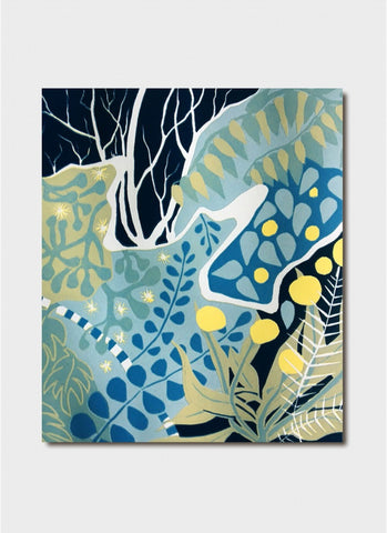Joan Mullarvey Art Card - Billy Button Dreaming