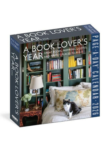 A Book Lover's Year Desk Calendar 2026