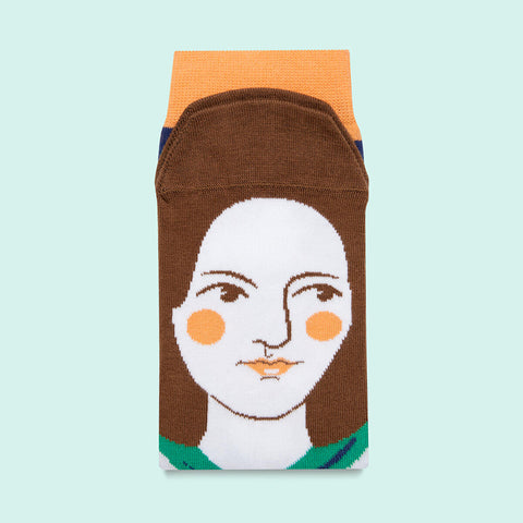 Charlotte Brontoe socks by Chatty Feet.