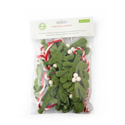 Mistletoe bunting packed