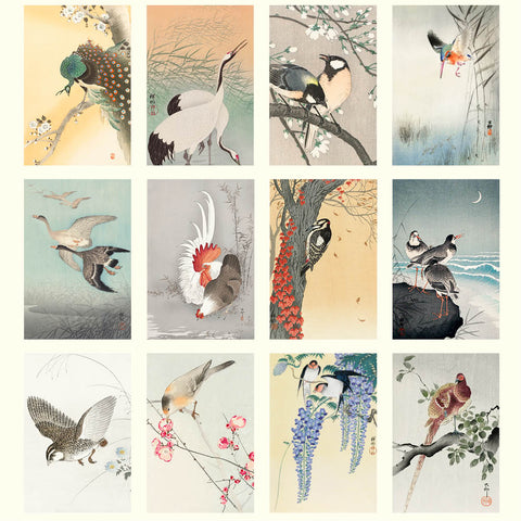 Japanese Birds Large Calendar 2026 - images