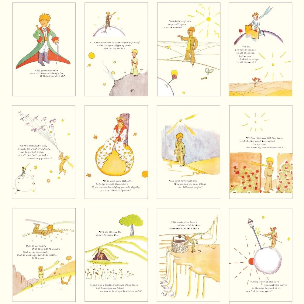 Illustrated pages from a children's book with colorful drawings and text.