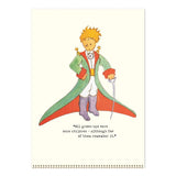 Illustration of a child in a green and red outfit with a sword, on a white background.