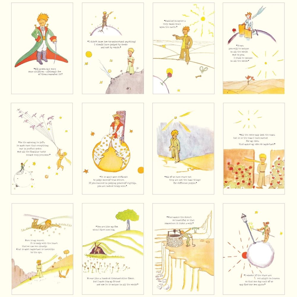 Images from the Little Prince calendar 