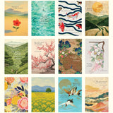 Grid of each image in the William Shakespeare calendar