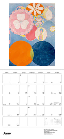 Hilma af Klint Wall Calendar 2025 - month