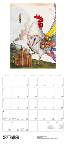 El Gato Chimney: Avian Adventures Wall Calendar 2025 - month
