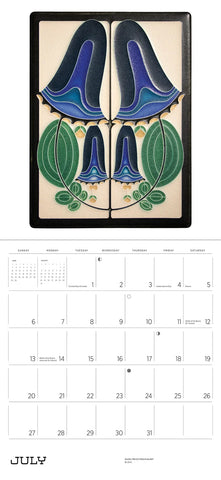 Arts & Crafts Tiles: Made by Motawi Tileworks Wall Calendar 2025 - month