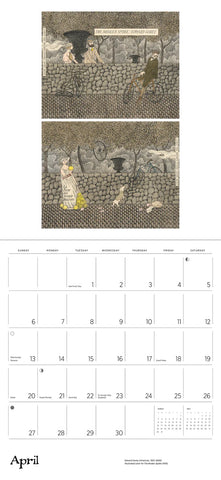 Edward Gorey: Centennial Edition Wall Calendar 2025 - month