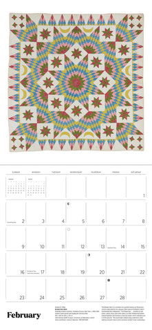 Antique Quilts Wall Calendar 2025 - month
