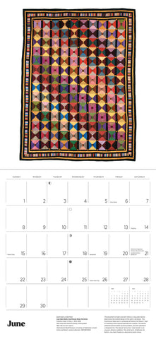 Antique Quilts Wall Calendar 2025 - month