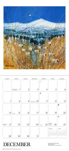 Scotland: the art of Deborah Phillips Wall Calendar 2025 - month