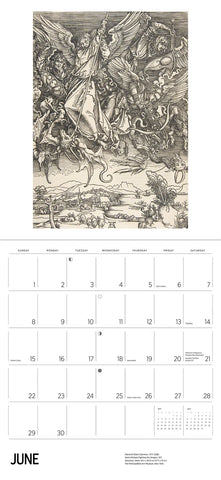 Albrecht Durer Wall Calendar 2025 - month
