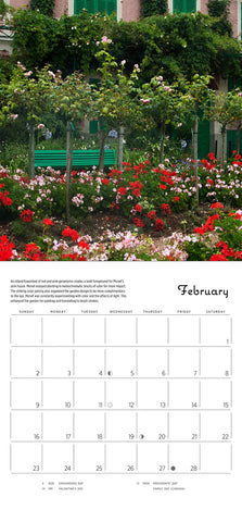 Monet's Passion: The Gardens at Giverny Mini Wall Calendar 2025 - month