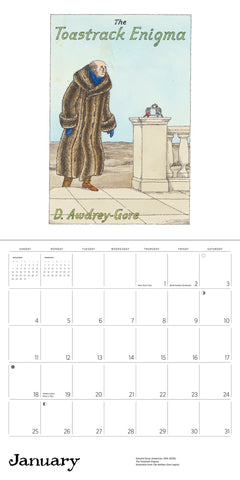 Edward Gorey 2026 Calendar