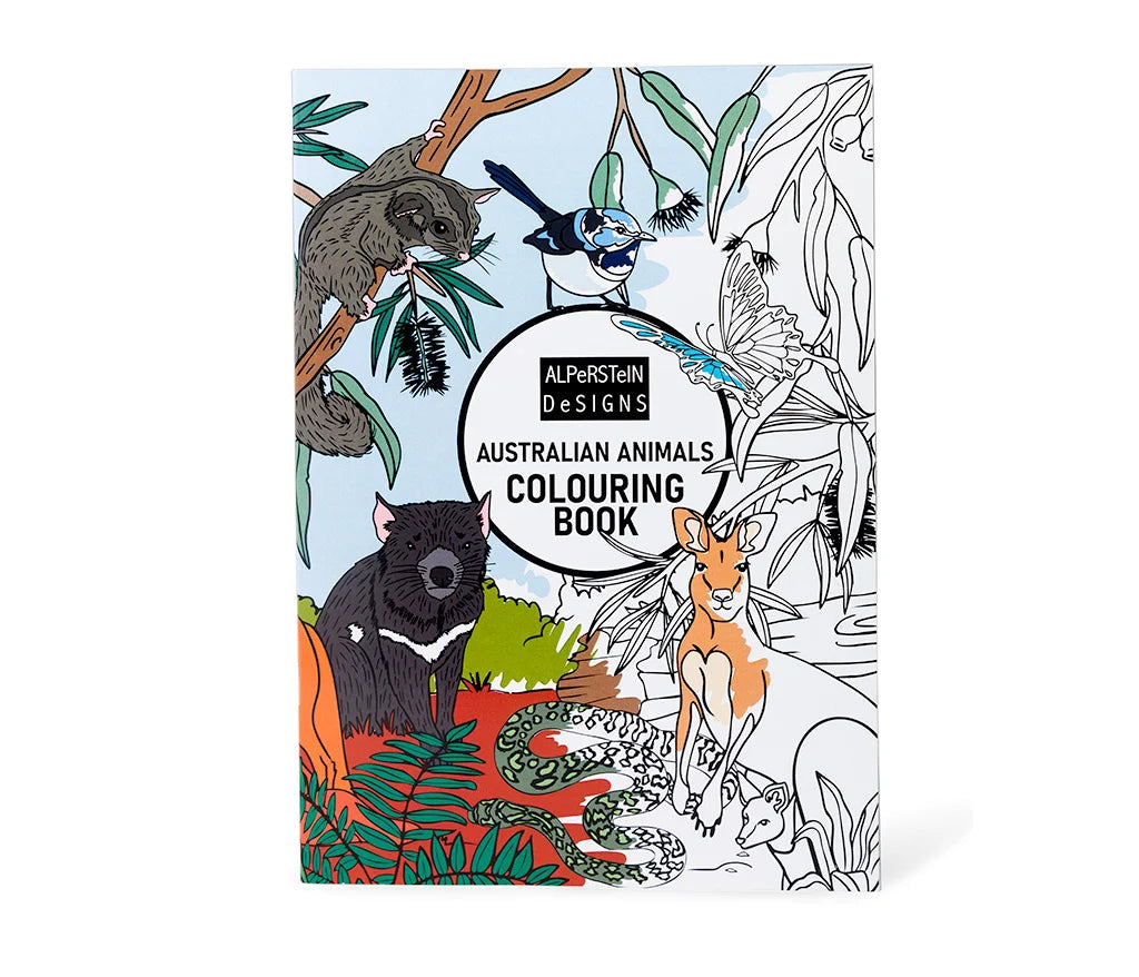 Australian animals colouring book
