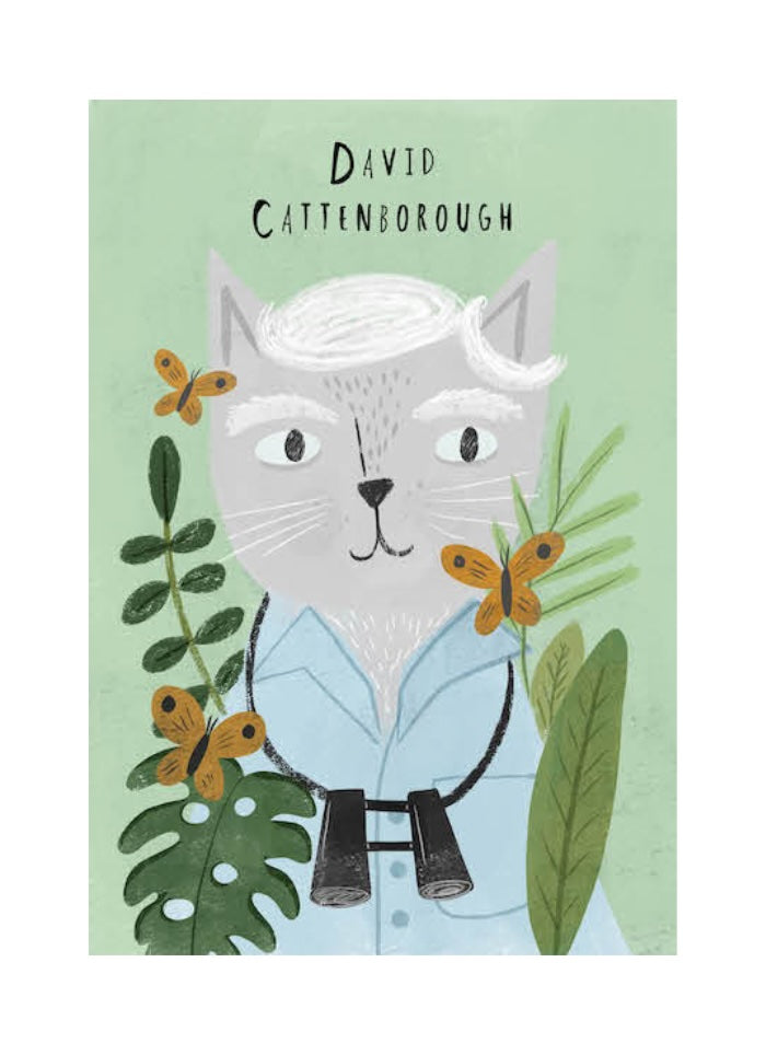 David Cattenborough card by Niaski.