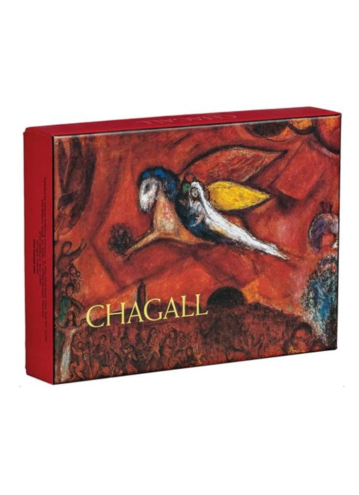 A set of 20 notecards with art by Marc Chagall.