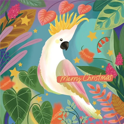 RSPCA Charity Christmas Card Pack - Cockatoo