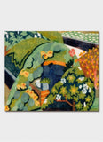 Dorrit Black Art Card - Corner of the Garden