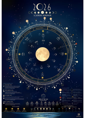 Pip and Pod Cosmic Lunar Calendar 2026