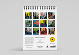 2027 Criss Canning desk calendar on a gray background