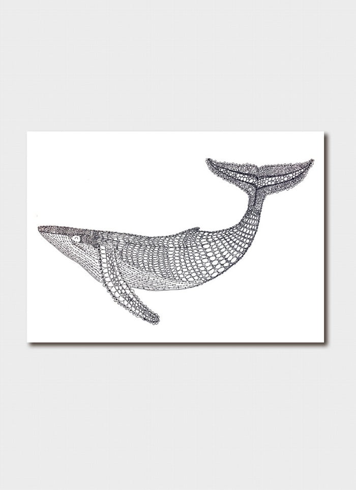 Delvene Cockatoo-Collins Art Card - Migalu Yalingbilla (B&W)