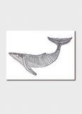 Delvene Cockatoo-Collins Art Card - Migalu Yalingbilla (B&W)