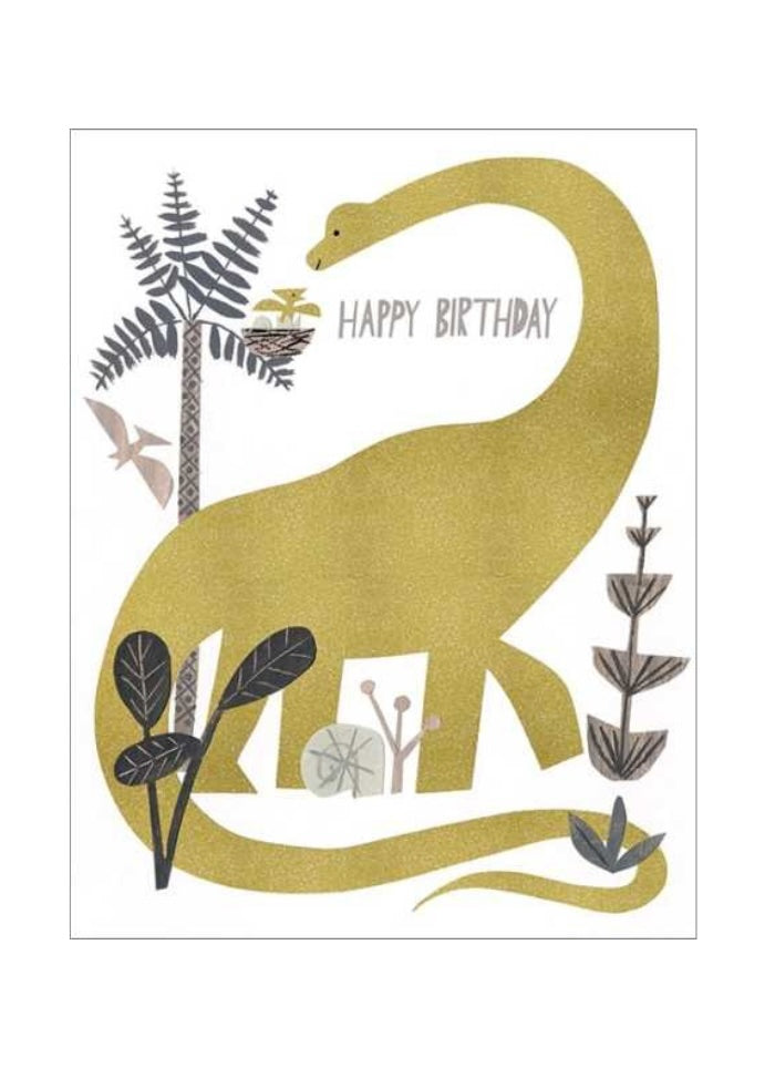 Red Cap Card - Dinosaur