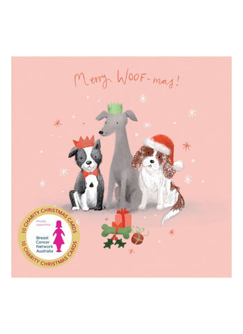 BCNA Charity Christmas Card Pack - Dog Presents