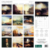2027 calendar with artistic landscape images and Allaluna branding
