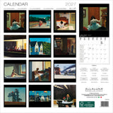 2027 calendar with artistic images of people in various settings, featuring the brand 'Allaluna'.