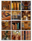 A grid of images for each month in the Culture of Books calendar.