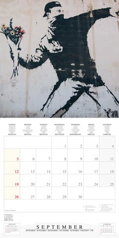 Banksy Wall Calendar 2027